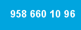 958 660 10 96